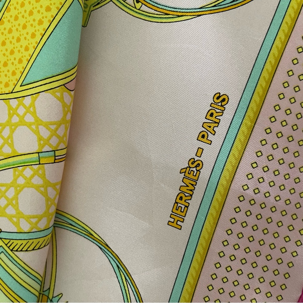 Hermès Les Voitures A Ransformation Silk Scarf. - Picture 8 of 14